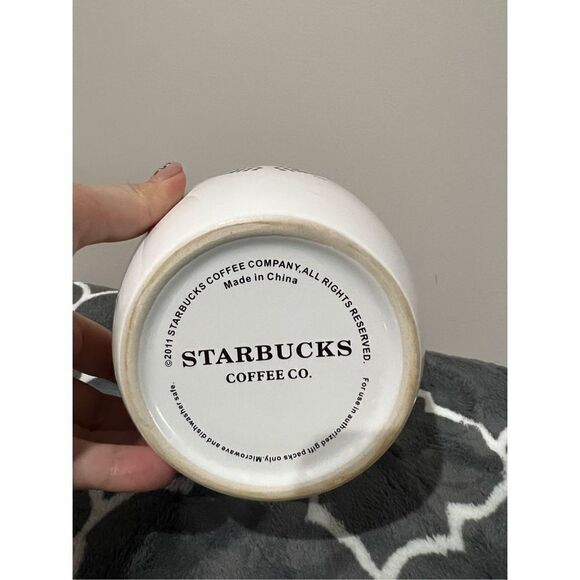 Starbucks set of 2: Coffee Logo Jar White Mermaid Container and cup - Picture 9 of 12